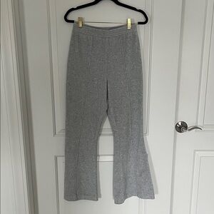 Aerie Light Gray Flare Pants